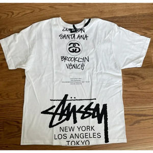 Stussy x Takahiro Miyashita The Soloist World Tour Collection T-shirt White L